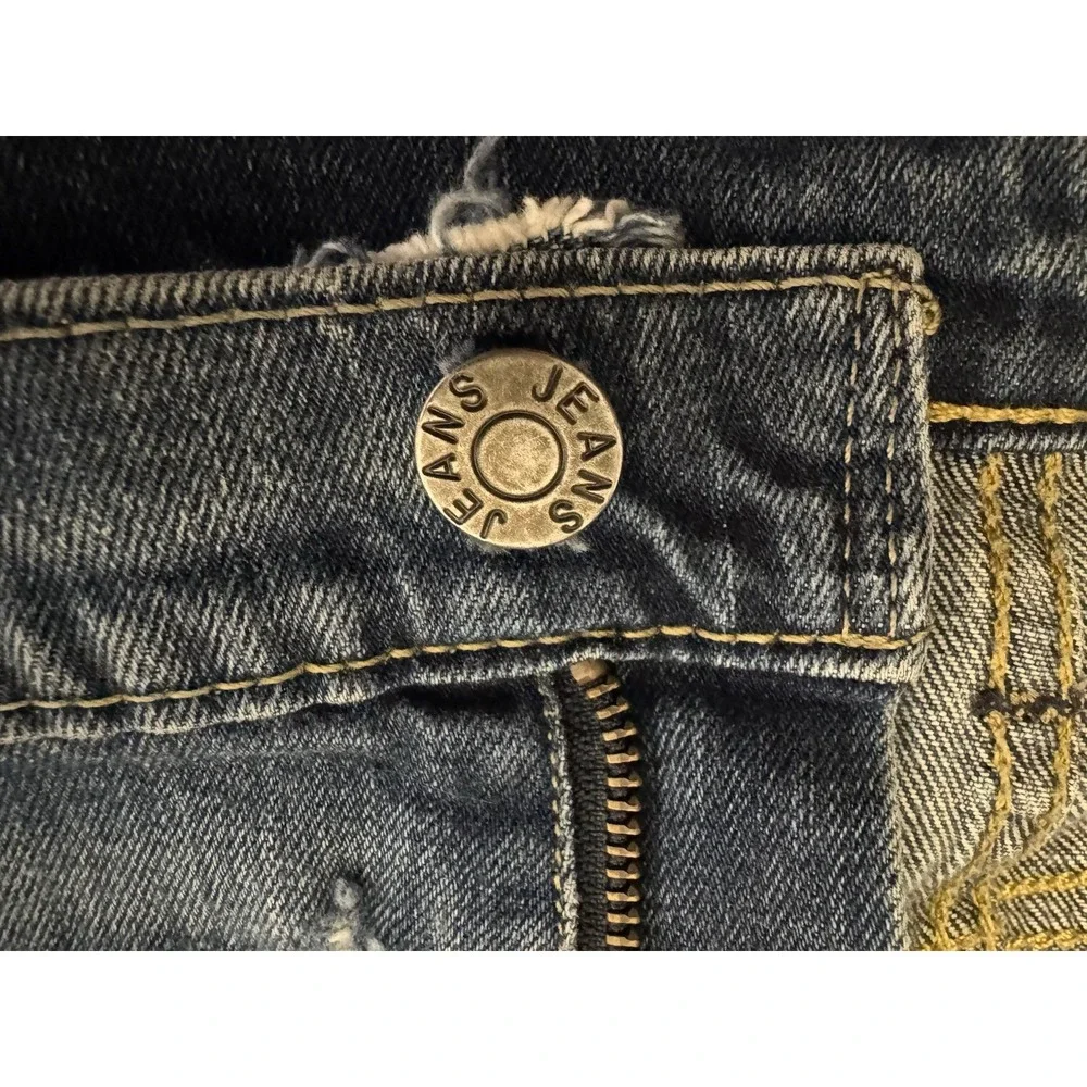 Levis 541 Athletic Taper Jeans Mens 42x32 Blue Stretch Denim Repair 42x30 #3142